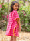 Carol Organic Cotton Block Printed Kaftan For Kids