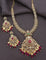 Designer Gold Polish Zirocon Necklace Set