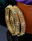 Designer Zircon Gold Plated Bangles ZBGL10934