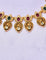 Designer Matt Drop Shape Ruby and Emerald Necklace Set