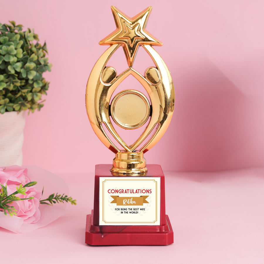 Congrats Winner Trophy-Best Wife