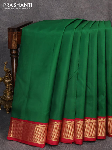 Banarasi Handloom Soft Silk Plain Pallu Border Saree – banarassilksarees