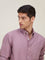 WES Casuals Mauve Relaxed-Fit Shirt