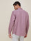 WES Casuals Mauve Relaxed-Fit Shirt