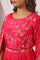 Magenta Color Zari Work Gown