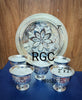 RGC special Naxi work 5 bowls plate set