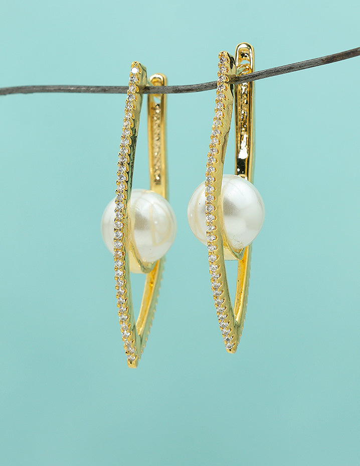 Designer Zirconia Bali Earrings