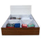 Capsule Max Bed with Box Storage (Walnut)