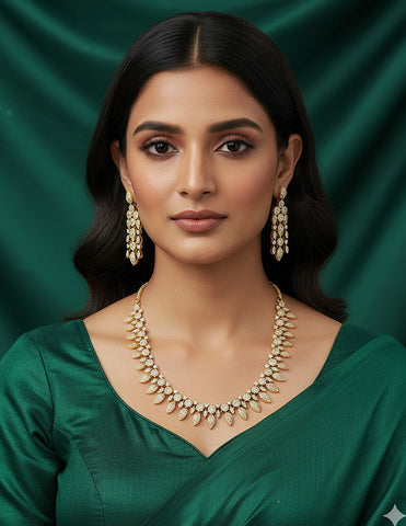 Designer Zirconia Elegance Necklace Set