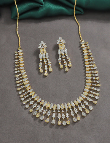 Designer Zirconia Elegance Necklace Set