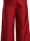 Red Parallel Printed Pants