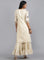 Off-White Round Neck Layered kurta