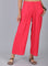 Pink Tailored Volume Pants