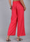 Pink Tailored Volume Pants