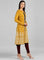 Yellow Flared Cardigan