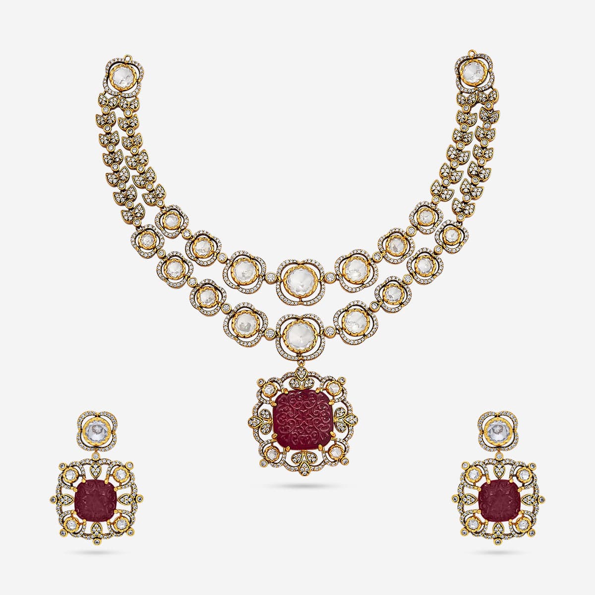 Kundan Necklace 193247