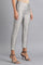 Silver Solid Trousers