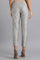 Silver Solid Trousers