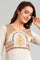 Beige Round Neck Winter kurta