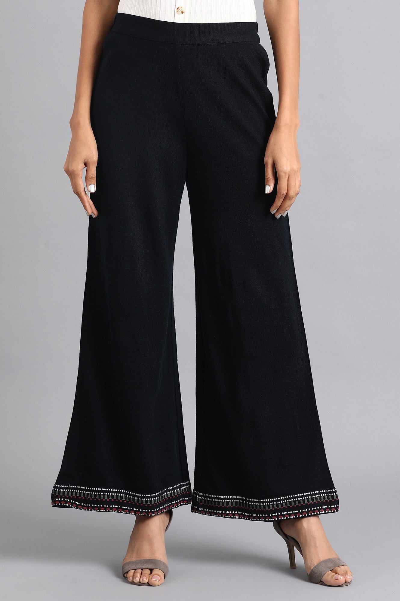 Navy Parallel Pants