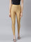Bright Gold Nylon Stretch Shimmer Leggings