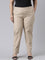 Women Light Beige Chinos Trousers