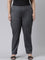 Women Silver Grey Chinos Trousers