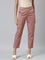 Women Dusty Pink Chinos Trousers