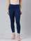 Women Solid Royal Cropped Leggings