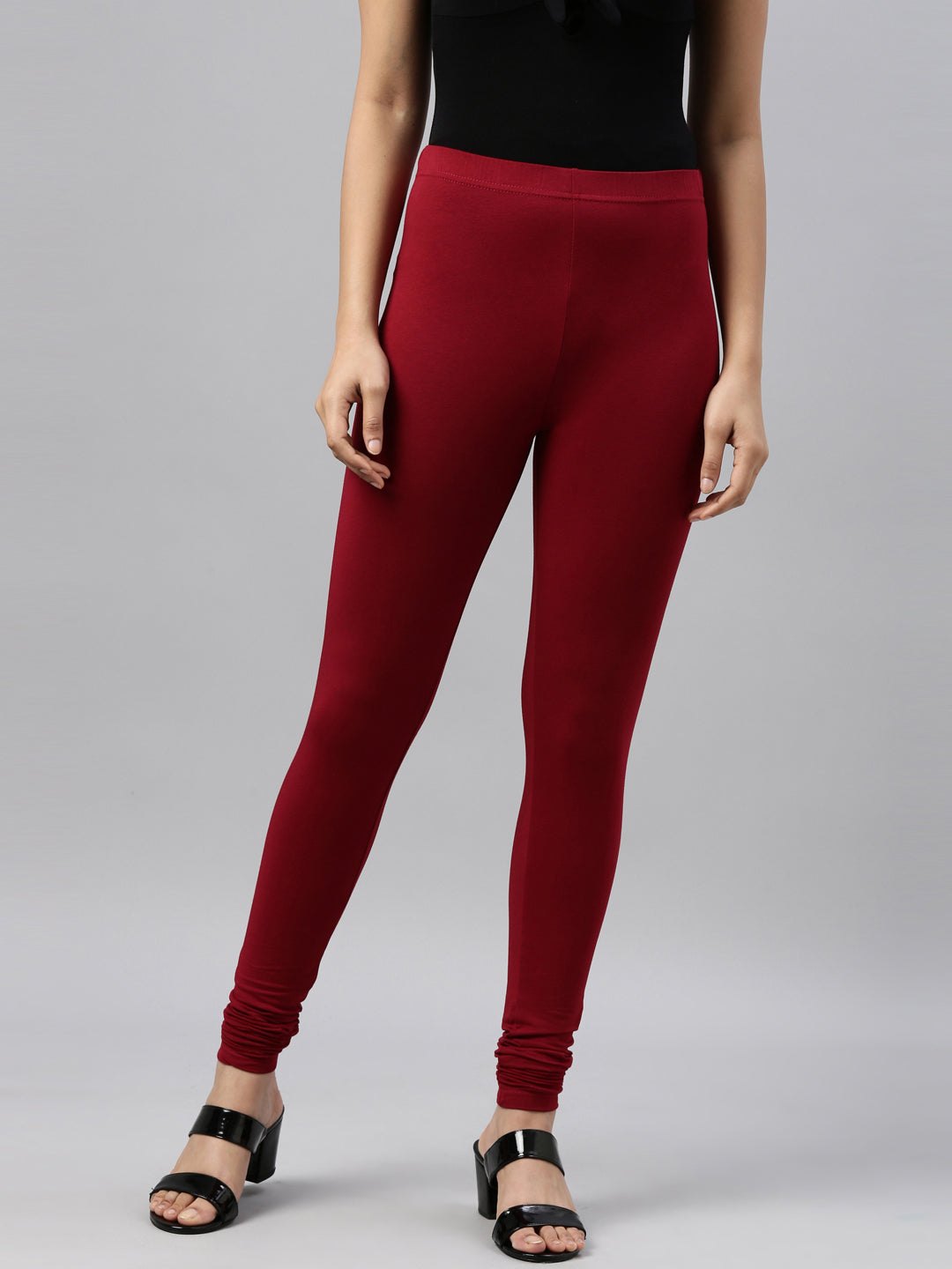 LAVRA Women's Plus Size Basic Solid Color Leggings One Size - Walmart.com