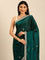 Green shimmer tissue saree with cut Dana & Swarovski embroidery