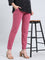Light Wine Cotton Stretch Kurti Pants