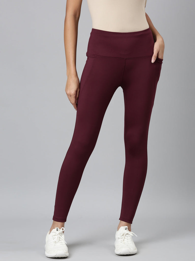 Women Solid Dusty Blue Slim Fit Ankle Length Leggings - Tall – Cherrypick