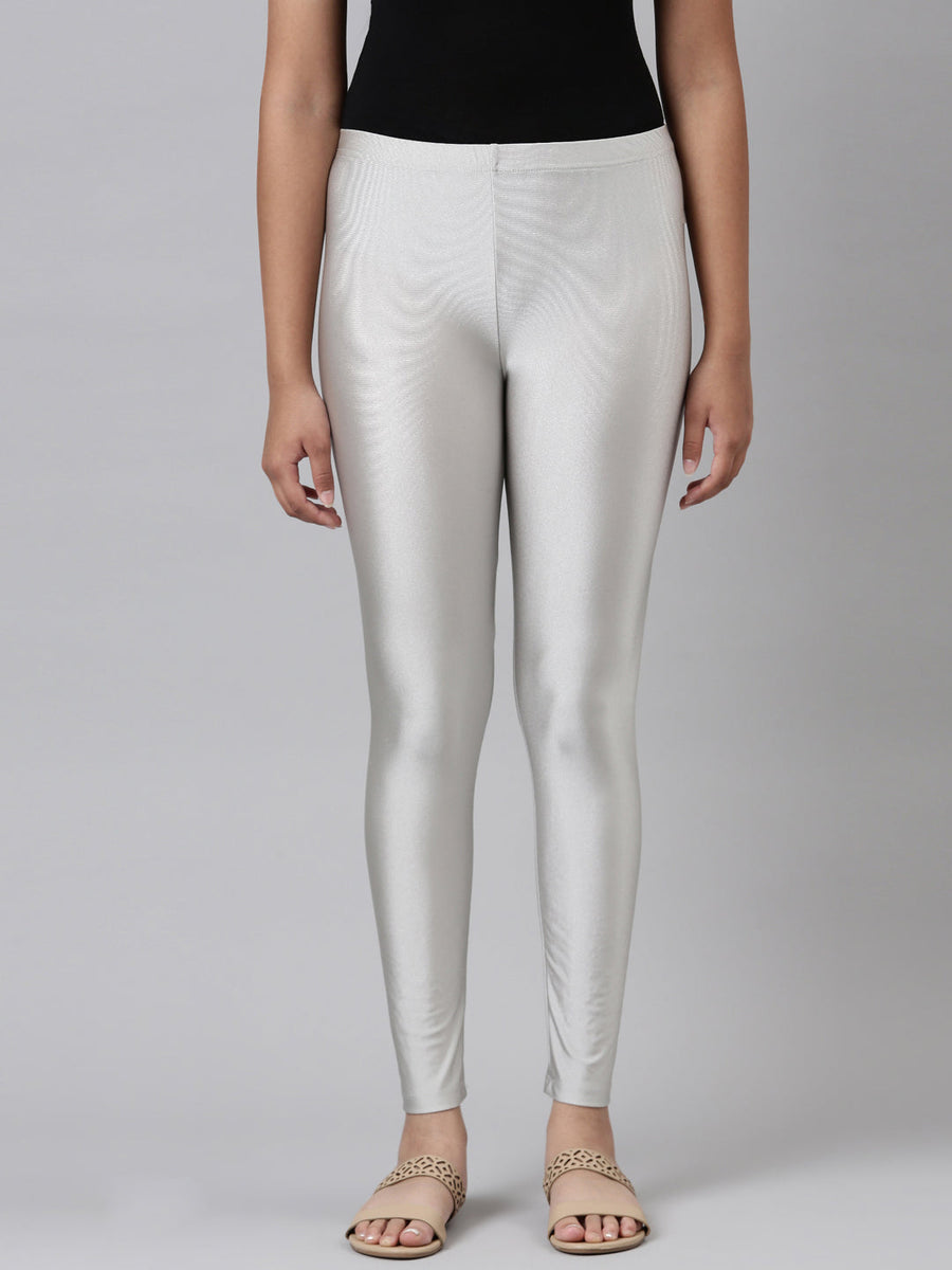 Silver deals leggings online