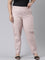 Women Light Pink Chinos Trousers