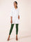 Evergreen Cotton Stretch Ankle Length Leggings