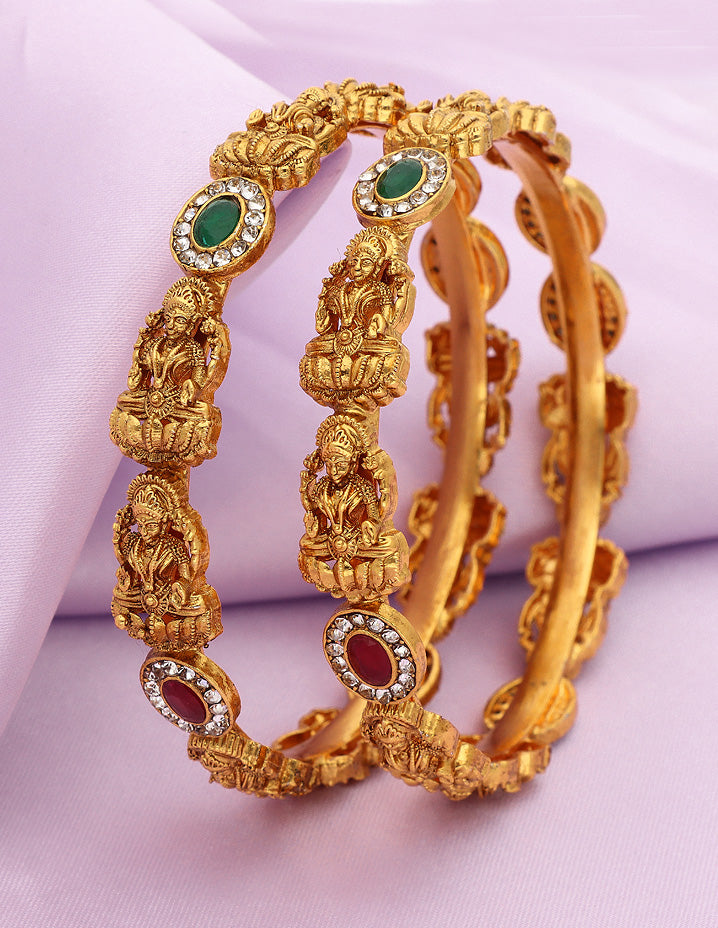 Designer Lakshmi Devi Matt Stone Bangles