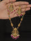 Designer Zirconia Royal Devi Temple Kempu Necklace Set