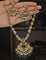 Designer Radiant Emerald Matt Kempu Necklace Set