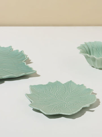 Westside Home Mint All Leaf Small Platter