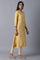 Yellow Embroidered kurta