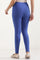 Blue Solid Skinny Fit Cotton Tights With Elasticated Waistband