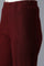 Maroon Flared Kurta With Bandani & Tie-Dye Detail