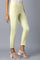 Pale Yellow Slim Pants