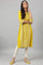 Mustard Yellow Placement kurta