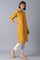 Yellow Classic Straight kurta