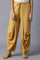 Yellow Tucked Carrot Pants