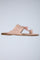 W Solid Pink Round Toe Flat