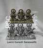 Laxmi Ganesh Saraswathi on stand with Premium finish