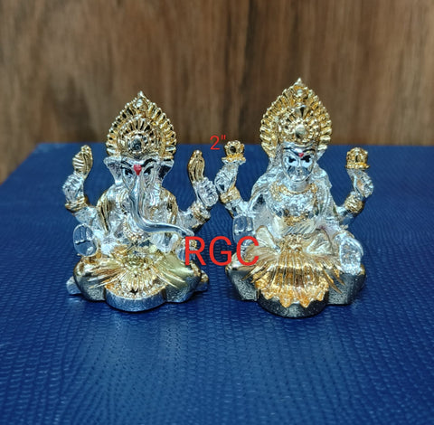RGC 1 gm plating lakshmi Ganesh pair
